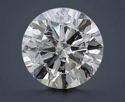 3.01ct G SI2 Rare Carat Ideal Cut Round Diamond