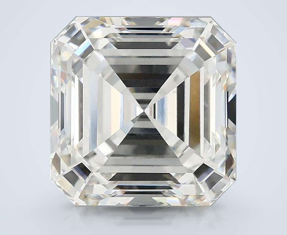 3.07ct F VS1 Rare Carat Ideal Cut Asscher Lab Grown Diamond