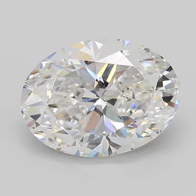 2.88ct E VS1 Rare Carat Ideal Cut Oval Lab Grown Diamond