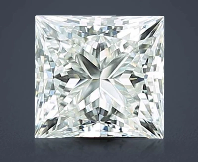 2.03ct E VVS2 Rare Carat Ideal Cut Princess Lab Grown Diamond