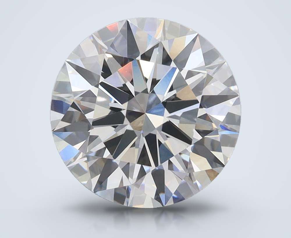 2.85ct D FL Rare Carat Ideal Cut Round Lab Grown Diamond