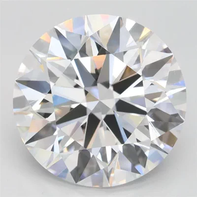 4.03ct D VVS1 Rare Carat Ideal Cut Round Lab Grown Diamond