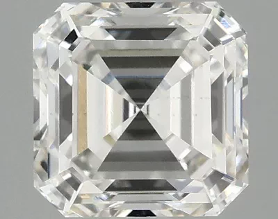 2.10ct G VS2 Rare Carat Ideal Cut Asscher Lab Grown Diamond
