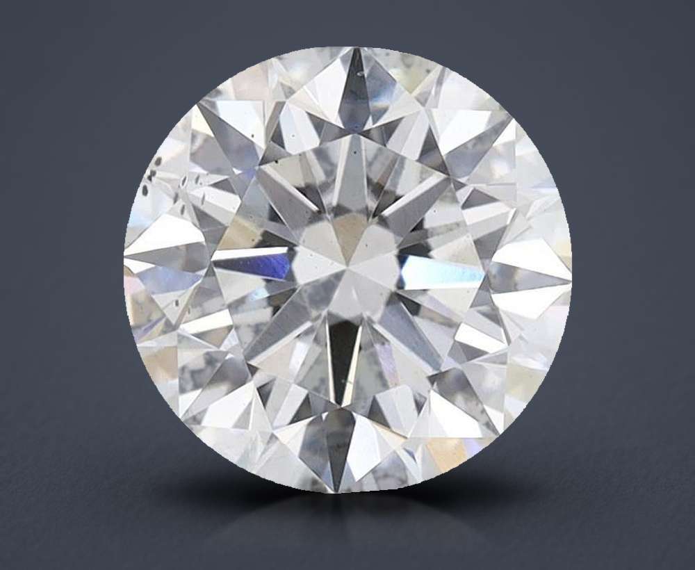 2.50ct F SI1 Rare Carat Ideal Cut Round Lab Grown Diamond