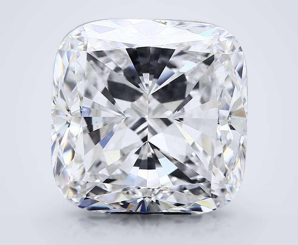 15.10ct F VVS2 Very Good Cut Cushion Lab Grown Diamond