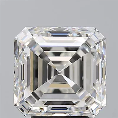 5.04ct H VS1 Rare Carat Ideal Cut Asscher Diamond
