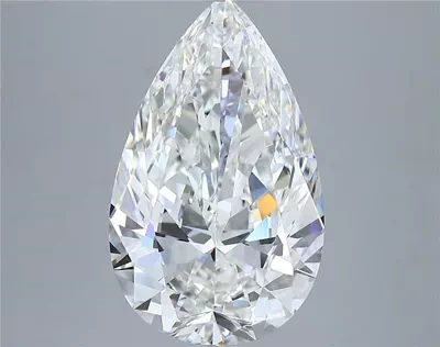 5.51ct G VS1 Rare Carat Ideal Cut Pear Diamond