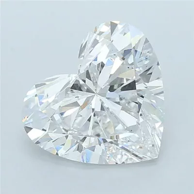 5.19ct D VS1 Rare Carat Ideal Cut Heart Lab Grown Diamond
