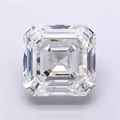 4.93ct D VVS2 Rare Carat Ideal Cut Asscher Lab Grown Diamond