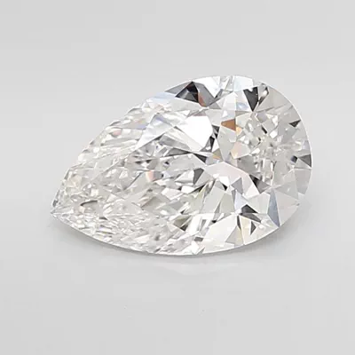 3.01ct F VVS2 Rare Carat Ideal Cut Pear Lab Grown Diamond