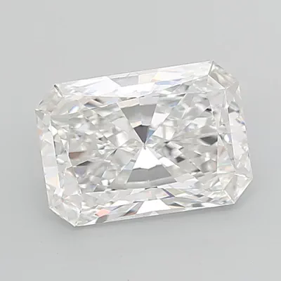 5.01ct F VVS2 Rare Carat Ideal Cut Radiant Lab Grown Diamond