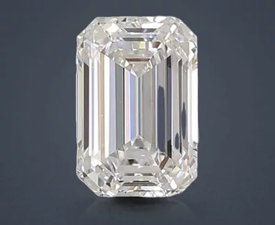 1.33ct D VVS2 Rare Carat Ideal Cut Emerald Lab Grown Diamond