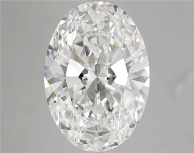 10.10ct F VVS2 Rare Carat Ideal Cut Oval Lab Grown Diamond