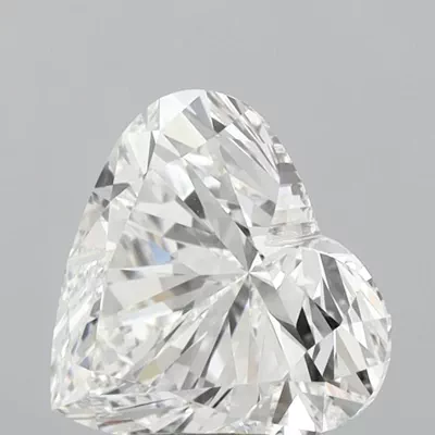 3.06ct E VVS2 Very Good Cut Heart Lab Grown Diamond