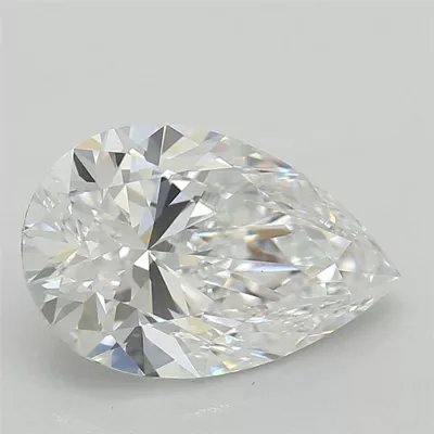 1.09ct D VS1 Rare Carat Ideal Cut Pear Lab Grown Diamond