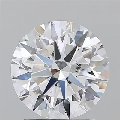 2.08ct D SI2 Rare Carat Ideal Cut Round Diamond