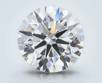 1.39ct D FL Rare Carat Ideal Cut Round Lab Grown Diamond