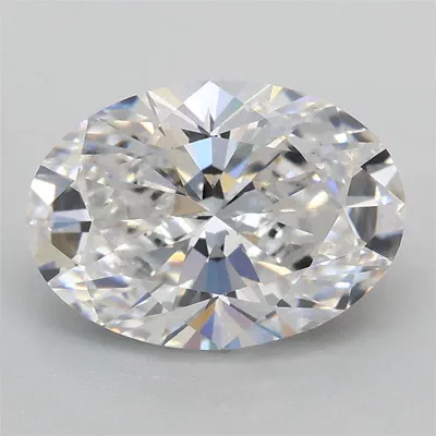 2.09ct E VS1 Rare Carat Ideal Cut Oval Lab Grown Diamond