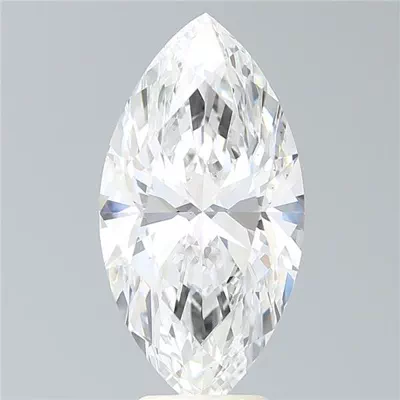 5.38ct F VS1 Rare Carat Ideal Cut Marquise Lab Grown Diamond