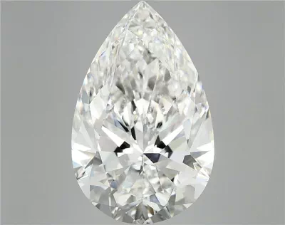 11.40ct F VVS2 Rare Carat Ideal Cut Pear Lab Grown Diamond
