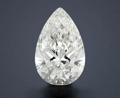 11.40ct F VVS2 Rare Carat Ideal Cut Pear Lab Grown Diamond