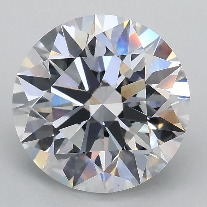 2.07ct D VVS2 Rare Carat Ideal Cut Round Lab Grown Diamond