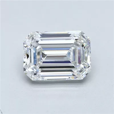 7.01ct D VS1 Rare Carat Ideal Cut Emerald Diamond