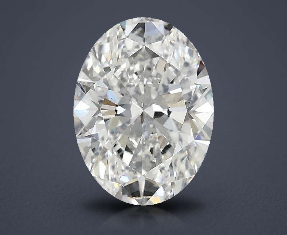 1.60ct E VS2 Rare Carat Ideal Cut Oval Lab Grown Diamond