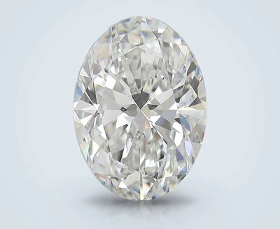 6.01ct G SI1 Rare Carat Ideal Cut Oval Diamond