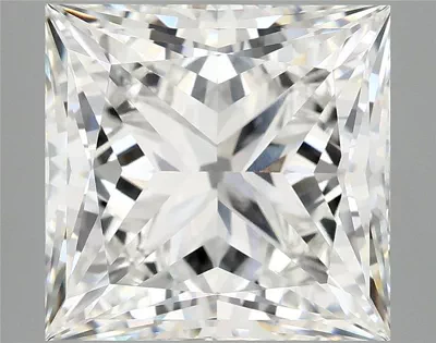 8.05ct F VVS2 Rare Carat Ideal Cut Princess Lab Grown Diamond