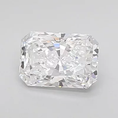 0.66ct D IF Rare Carat Ideal Cut Radiant Lab Grown Diamond