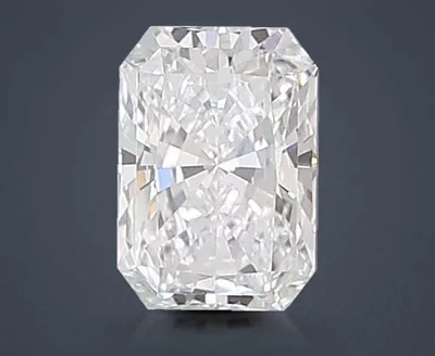 0.66ct D IF Rare Carat Ideal Cut Radiant Lab Grown Diamond