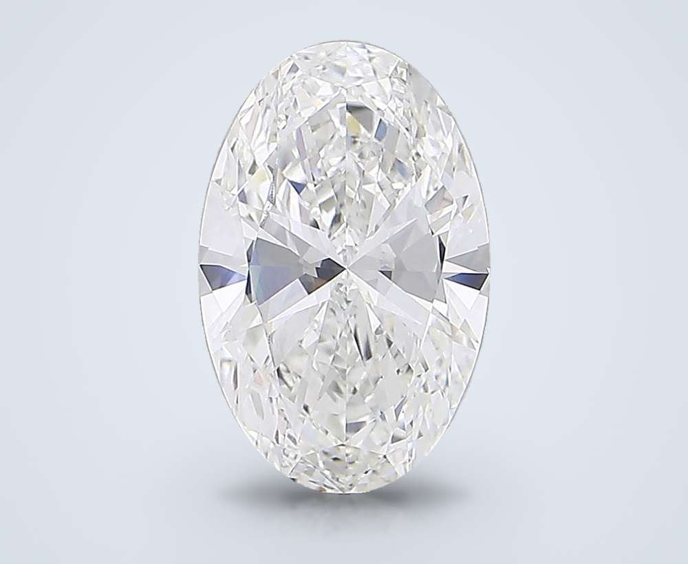 11.00ct F VVS2 Very Good Cut Oval Lab Grown Diamond