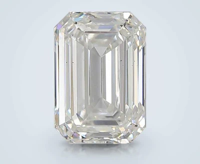3.07ct E VS2 Rare Carat Ideal Cut Emerald Lab Grown Diamond