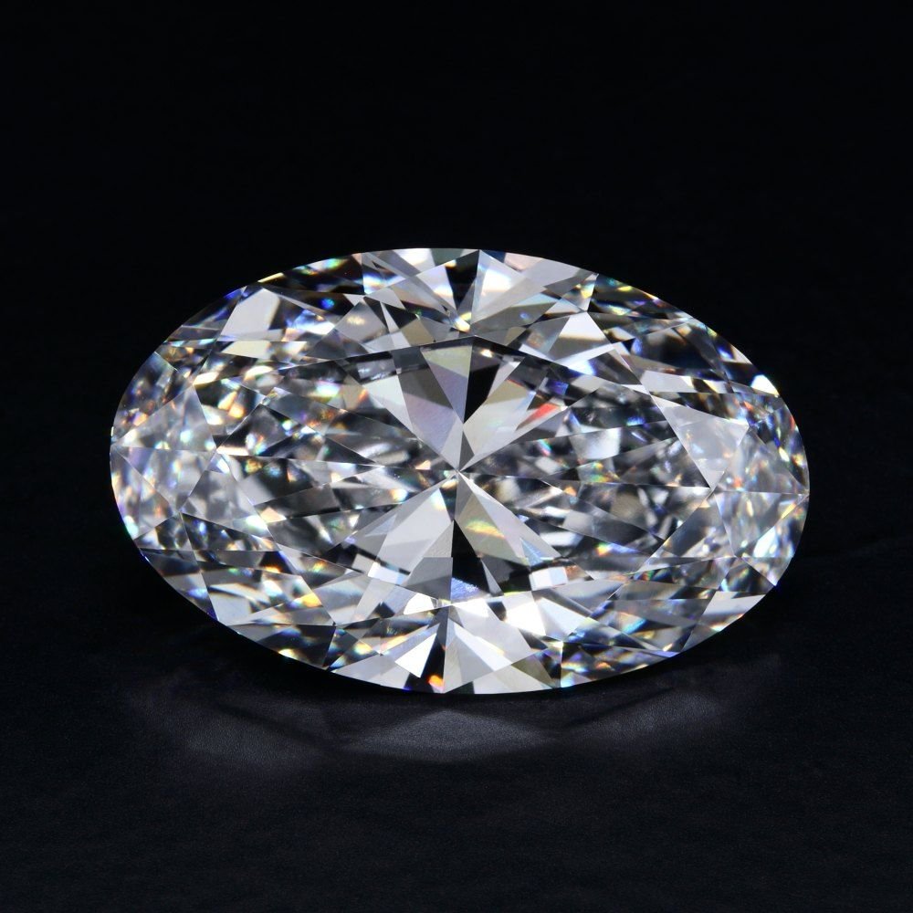 25.16ct E VVS2 Rare Carat Ideal Cut Oval Lab Grown Diamond