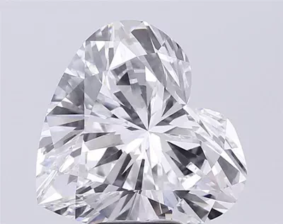 6.02ct E VVS2 Very Good Cut Heart Lab Grown Diamond