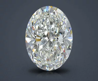 5.59ct H VS2 Rare Carat Ideal Cut Oval Diamond