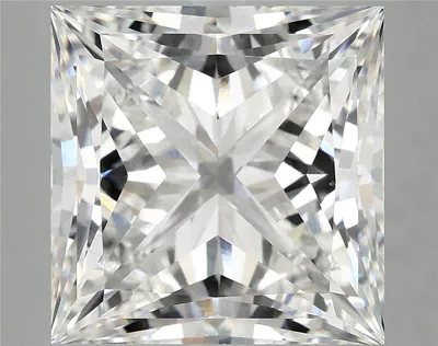 10.27ct F VVS2 Rare Carat Ideal Cut Princess Lab Grown Diamond