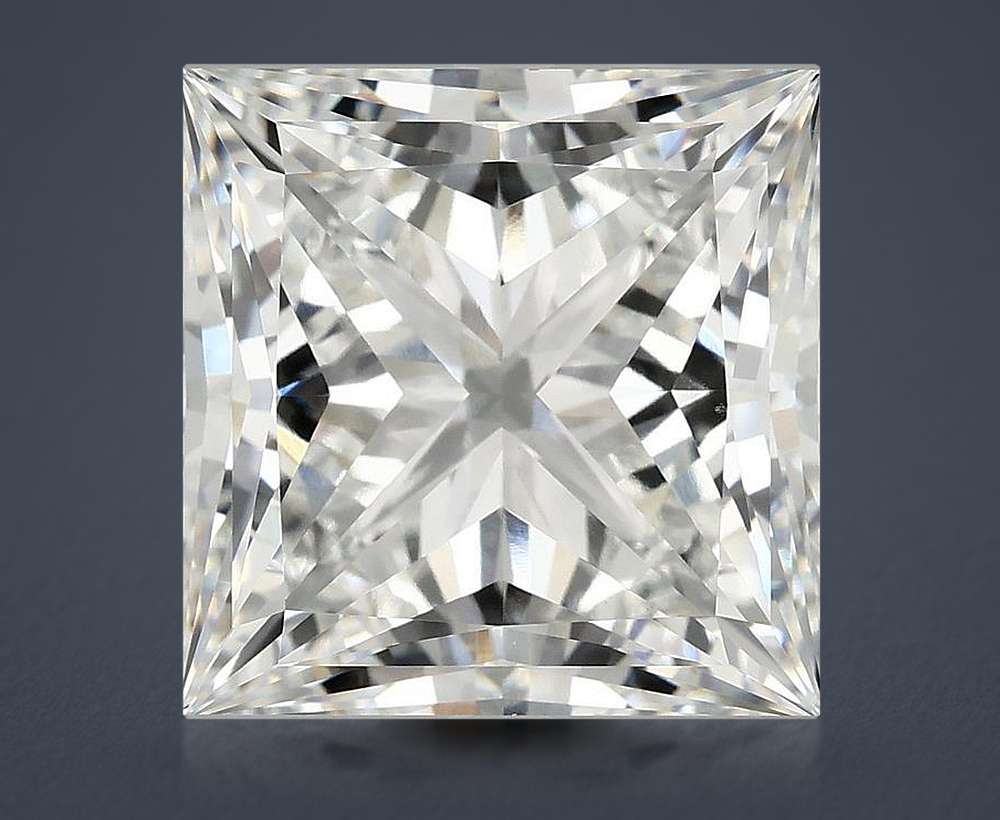 10.27ct F VVS2 Rare Carat Ideal Cut Princess Lab Grown Diamond