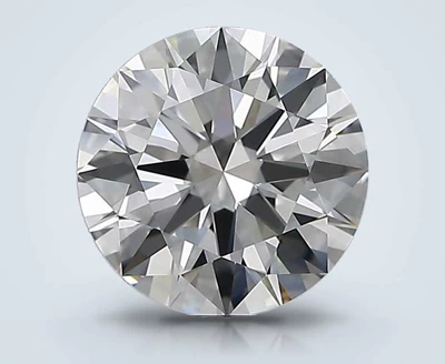 2.50ct H IF Rare Carat Ideal Cut Round Diamond