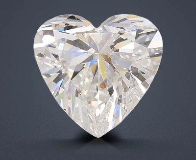 7.32ct E VS1 Rare Carat Ideal Cut Heart Lab Grown Diamond