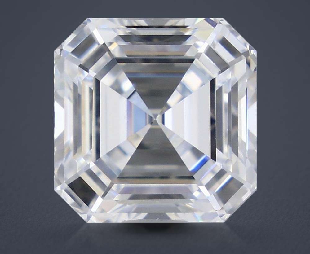 1.57ct D VS1 Rare Carat Ideal Cut Asscher Lab Grown Diamond