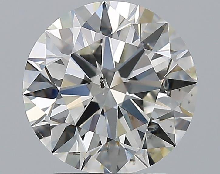 2.52ct I SI2 Rare Carat Ideal Cut Round Diamond