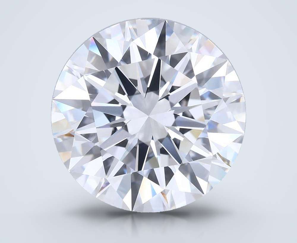 11.01ct E VVS2 Excellent Cut Round Lab Grown Diamond