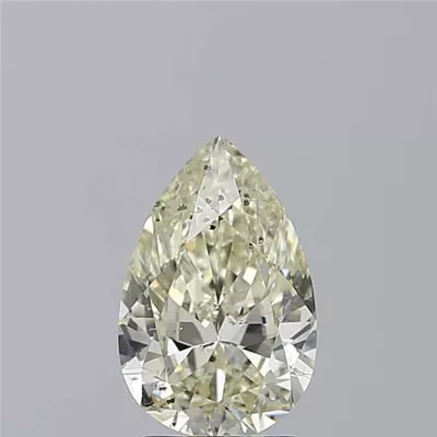 2.02ct K SI2 Rare Carat Ideal Cut Pear Diamond