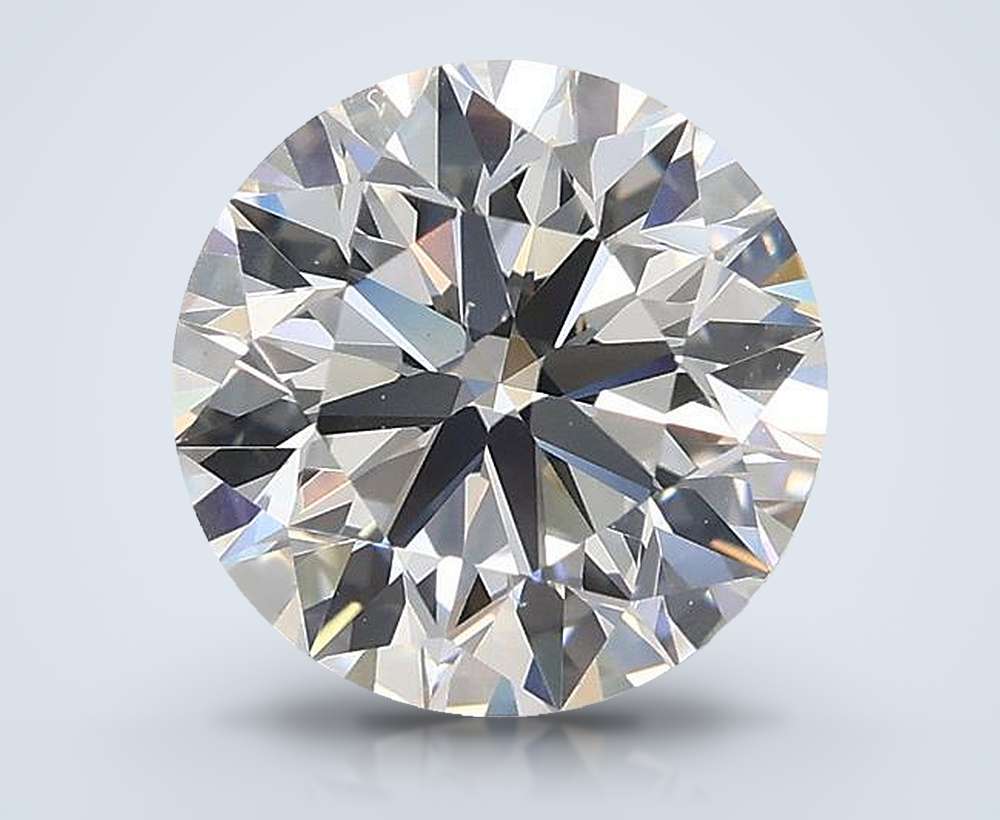 1.51ct E VVS2 Excellent Cut Round Lab Grown Diamond