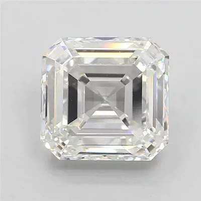 5.00ct G VS1 Rare Carat Ideal Cut Asscher Lab Grown Diamond