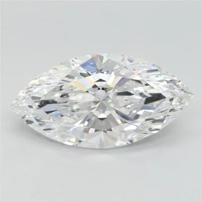 2.13ct D FL Rare Carat Ideal Cut Marquise Lab Grown Diamond