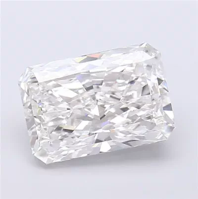 4.18ct F VVS2 Rare Carat Ideal Cut Radiant Lab Grown Diamond