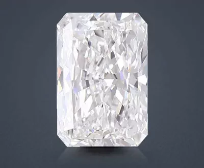 4.18ct F VVS2 Rare Carat Ideal Cut Radiant Lab Grown Diamond